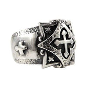 Celtic Cross 925 Sterling Silver Ring