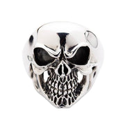 sterling silver Laughing skull ring